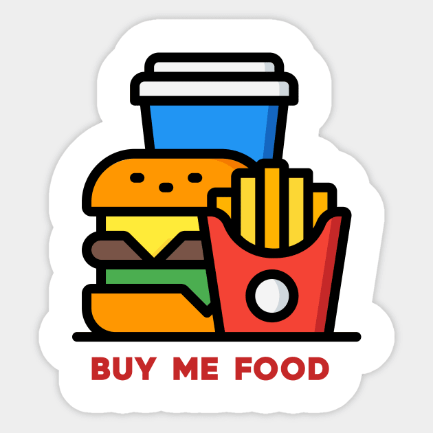 buy me food Sticker by animales_planet